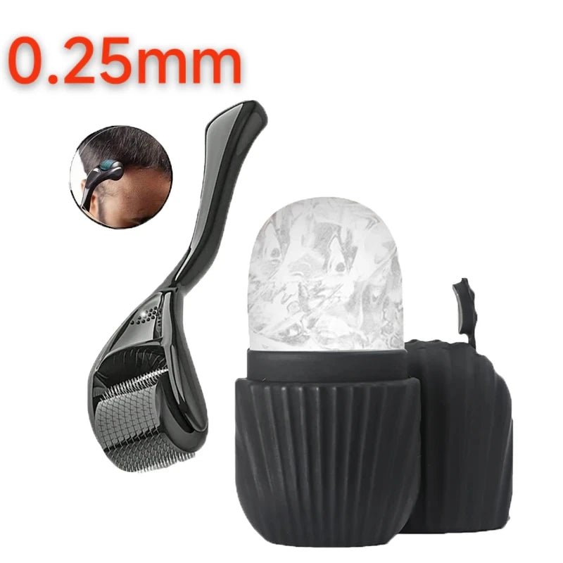 1/2/3pcs Ice Face Roller Facial Skincare Ice Roller Set,Facial Roller GuaSha FaceTool Set,Face Massage Roller Lifting Contouring - Zelixo.shop