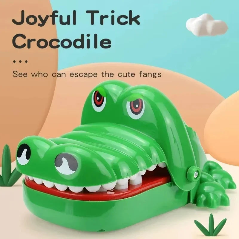 Zelixo Crocodile Biting Finger Game — Funny Alligator Dentist Party Toy for Kids