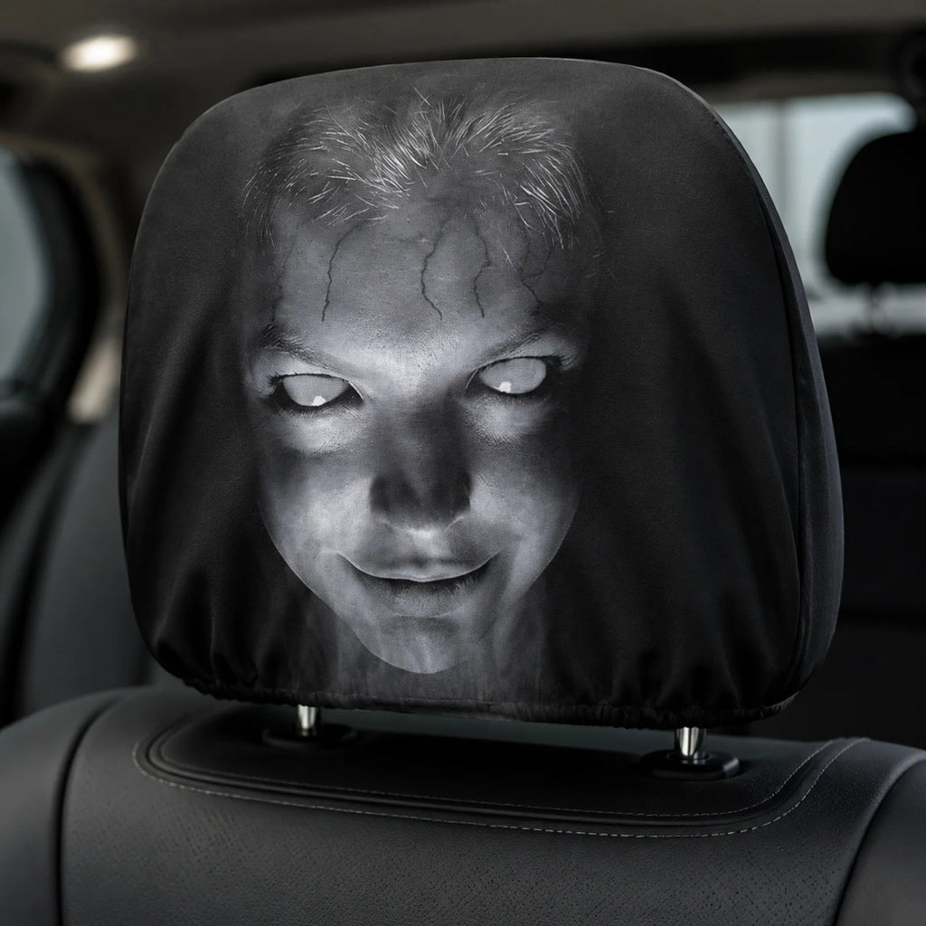 Zelixo Halloween Car Headrest Covers — Funny Cartoon Seat Protector Set
