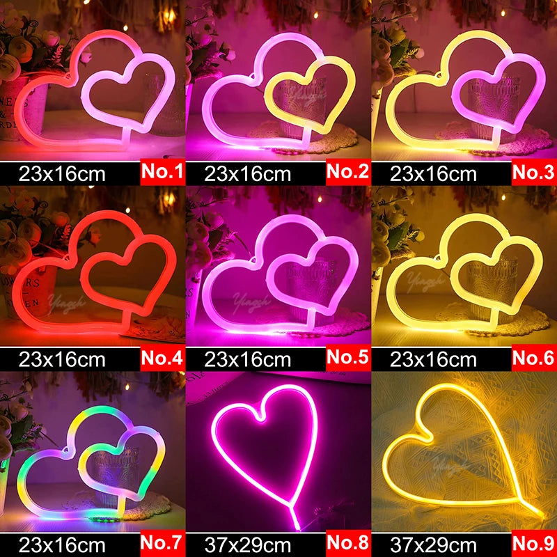 Zelixo LED Neon Sign Light — Custom Room Decor for Bedroom, Bar & Party