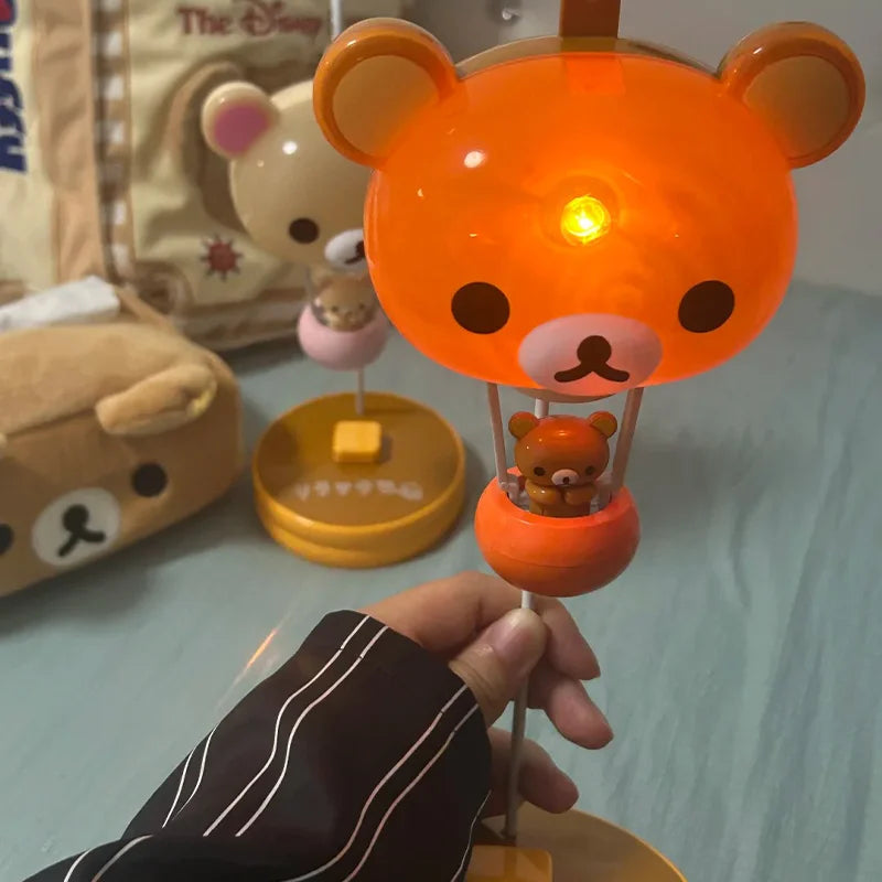 Zelixo Rilakkuma Balloon LED Night Light — Cute Cartoon Bedroom Decor Lamp