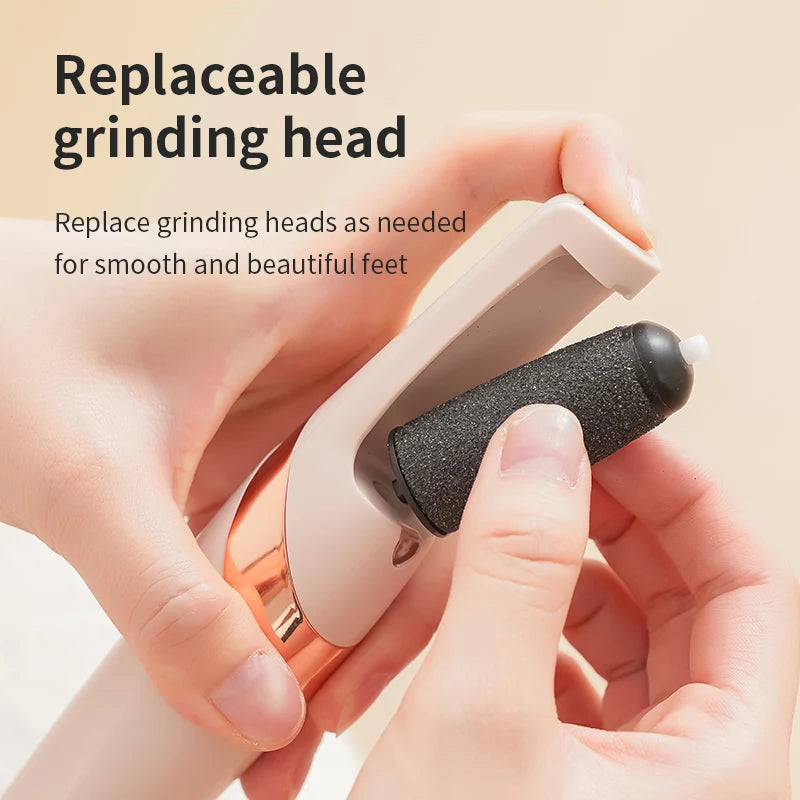 Zelixo Portable Electric Foot Grinder — USB Rechargeable Adjustable Speed Pedicure