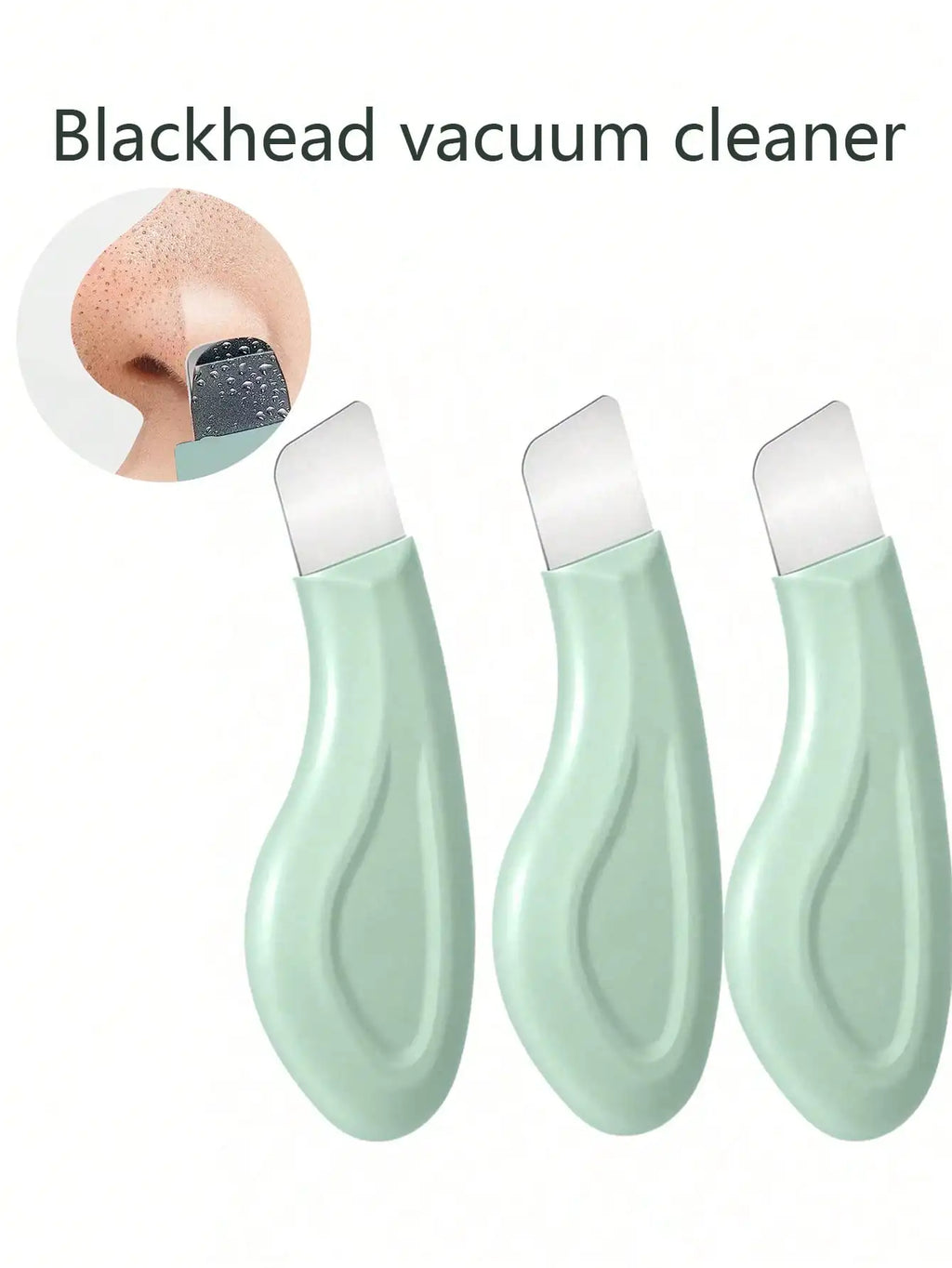 Zelixo Silicone Nose Blackhead Remover — Gentle Facial Pore Cleanser Scraper