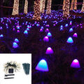 Zelixo Mushroom Solar LED Garden Lights — Waterproof Outdoor Pathway String Lights