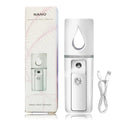 Zelixo 20ml Mini Face Steamer — Nano Mist Anti-Aging Portable Skin Care