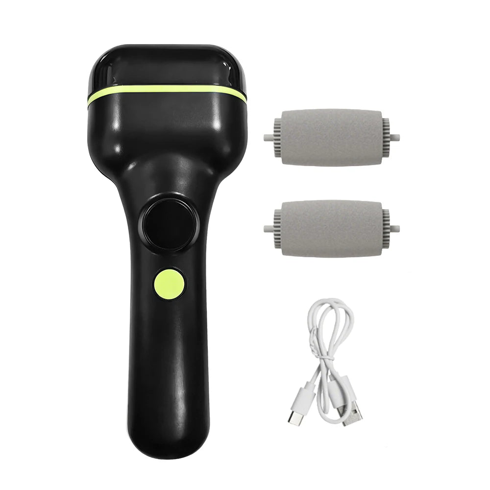 Zelixo Electric Foot File Callus Remover — Portable USB Rechargeable Pedicure Tool