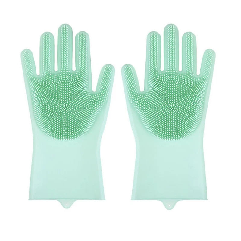 Zelixo Pet Grooming Glove — Silicone Hair Removal & Shampoo Scrubber for Dogs & Cats