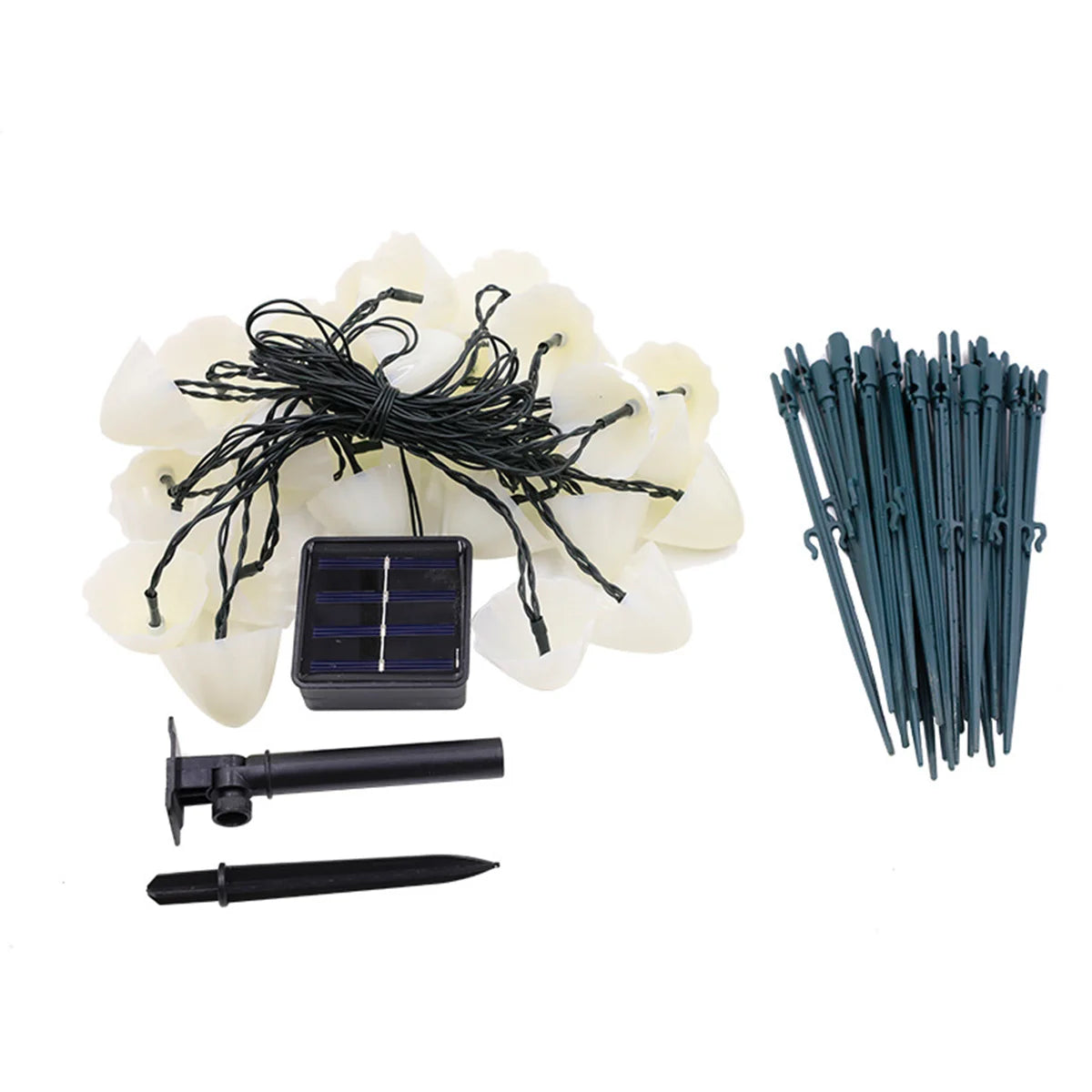 Zelixo Mushroom Solar LED Garden Lights — Waterproof Outdoor Pathway String Lights