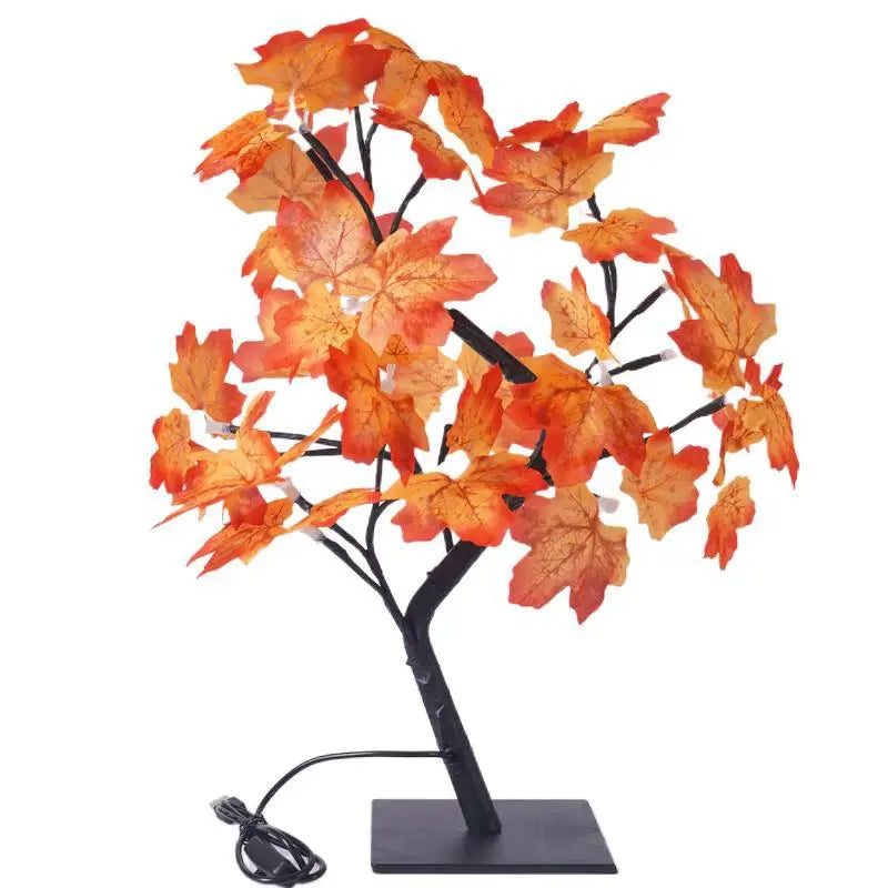 Zelixo Bonsai Tree LED Night Light — USB Touch Switch Cherry Blossom Desktop Lamp