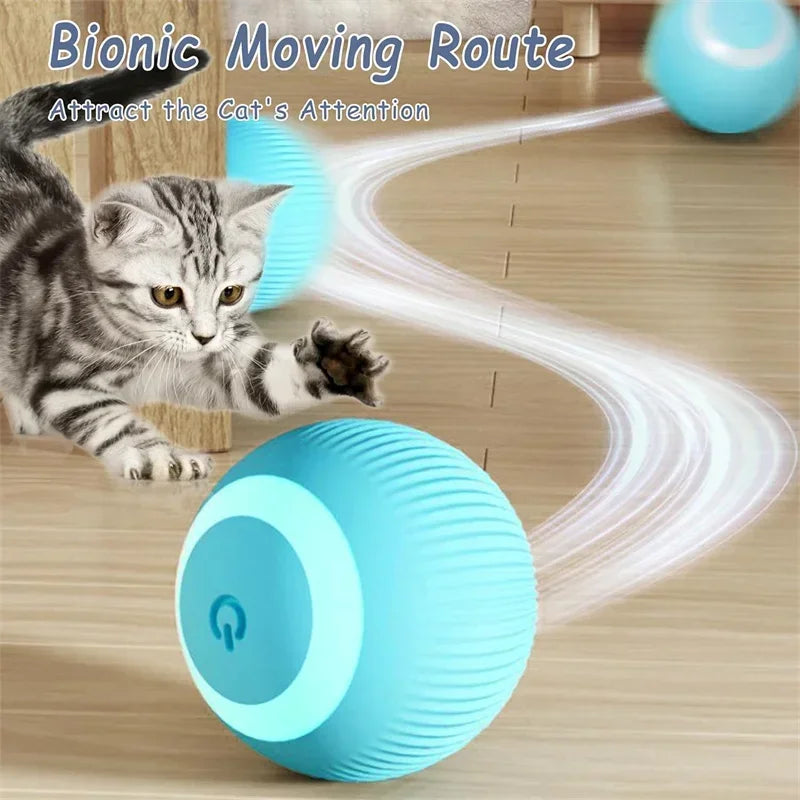 Zelixo Smart Cat Toy Electric Rolling Ball — Auto-Rotating Interactive Pet Game