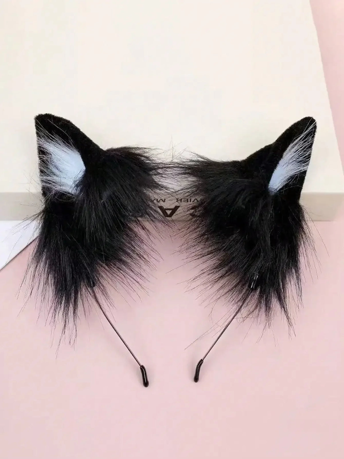 Zelixo Pink Cat Ear Headband — Cute Kawaii Plush Hair Accessory & Costume Prop