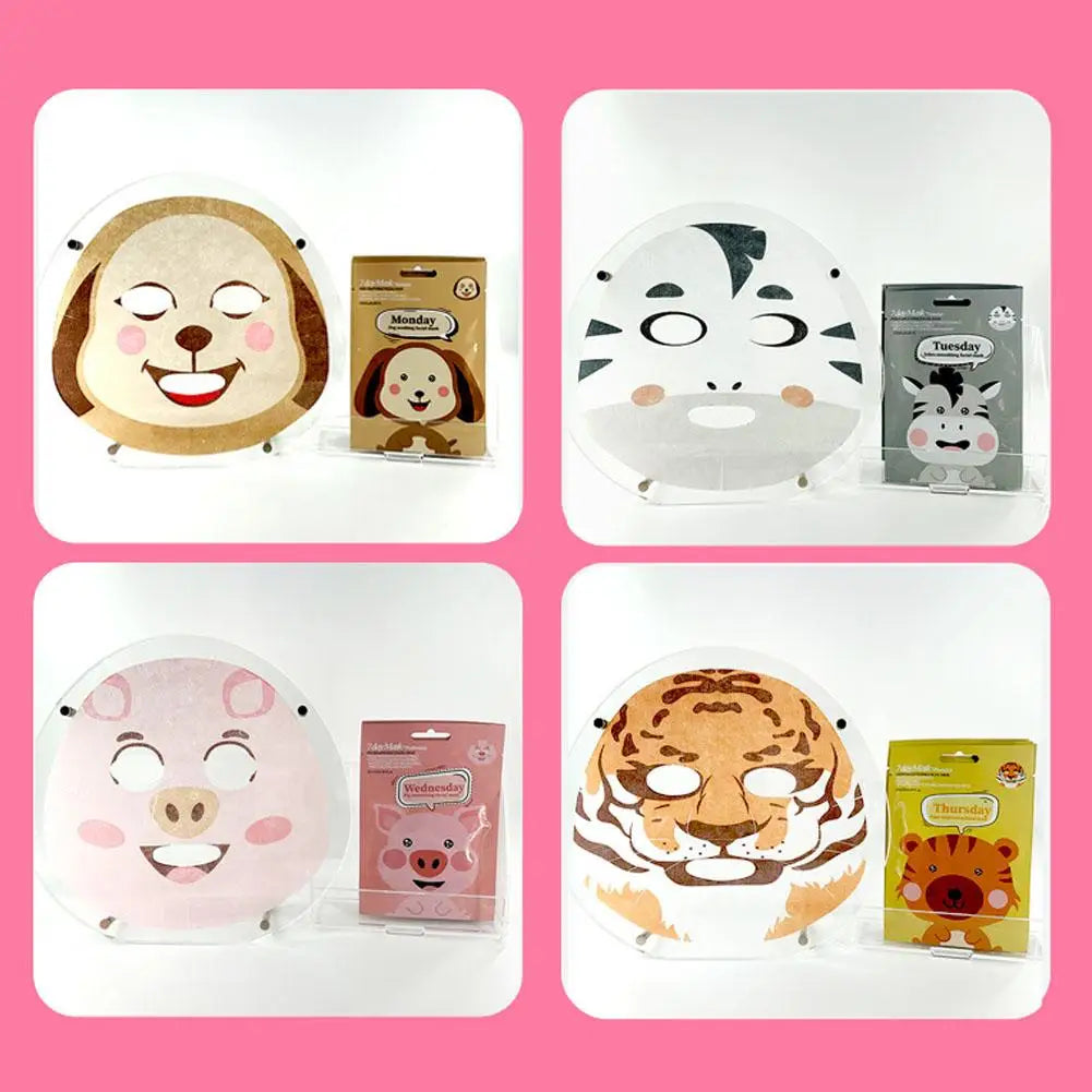 Zelixo Cartoon Animal Hydrating Face Sheet Mask — Cute Dog Panda Pig Moisturizing Mask