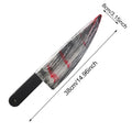 Zelixo Fake Bloody Knife Prop — Plastic Halloween Cosplay & Party Decoration