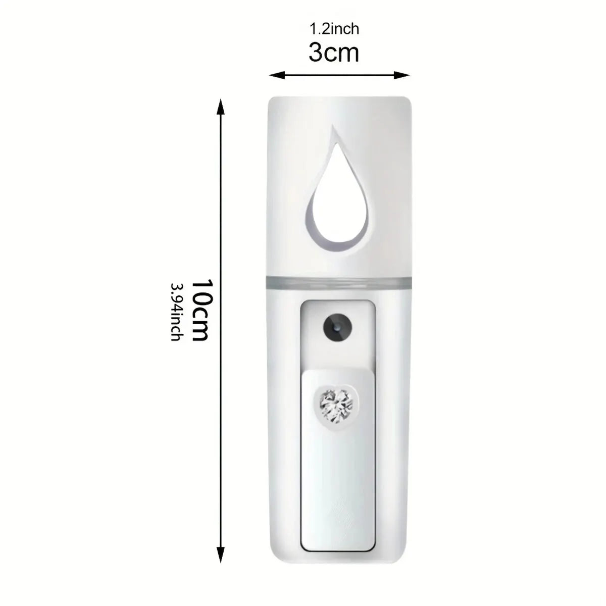 Zelixo 20ml Mini Face Steamer — Nano Mist Anti-Aging Portable Skin Care
