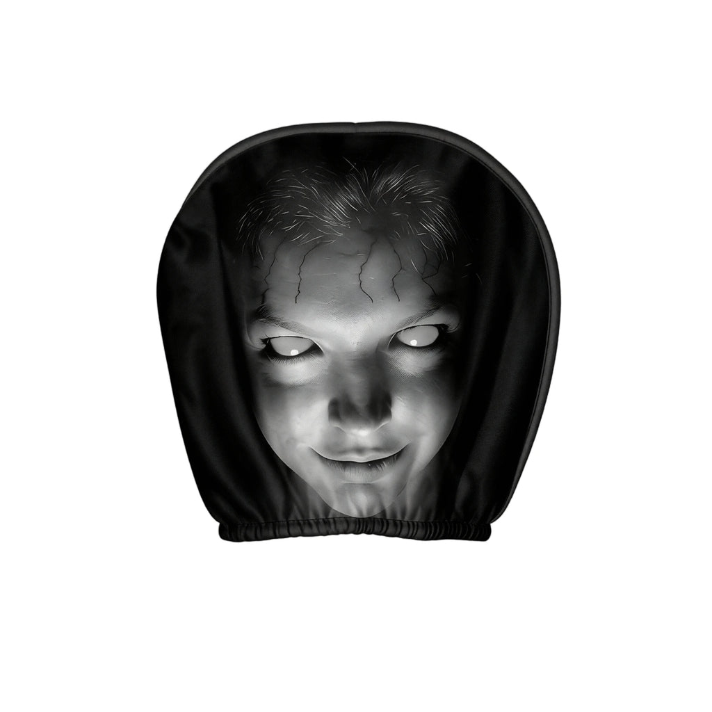 Zelixo Halloween Car Headrest Covers — Funny Cartoon Seat Protector Set