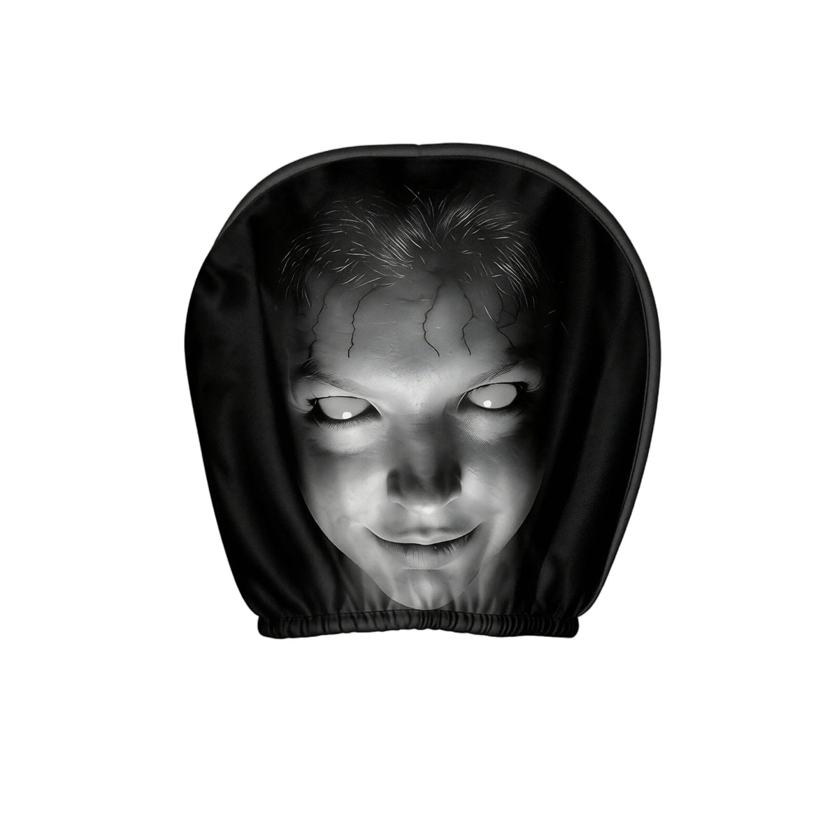 Zelixo Halloween Car Headrest Covers — Funny Cartoon Seat Protector Set