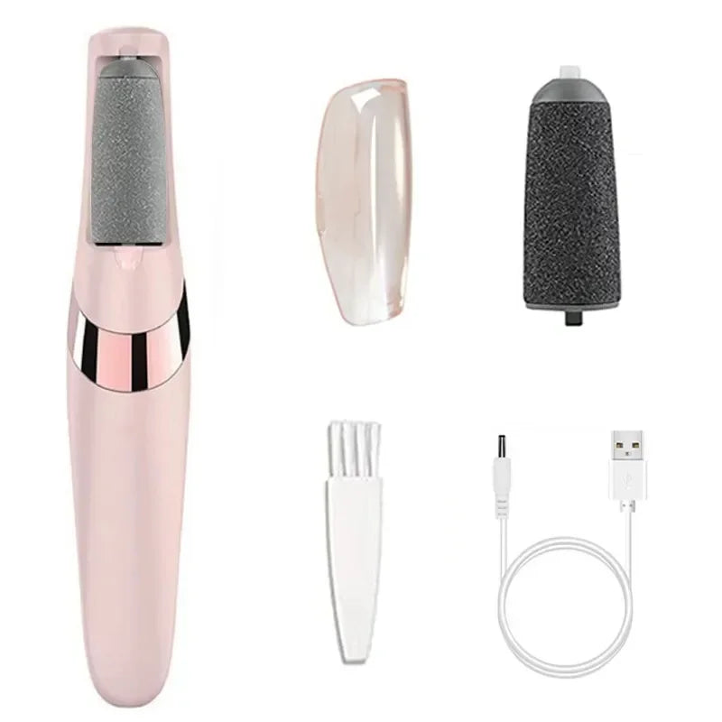 Zelixo Electric Callus Remover — Rechargeable Foot Scrubber for Dry Skin