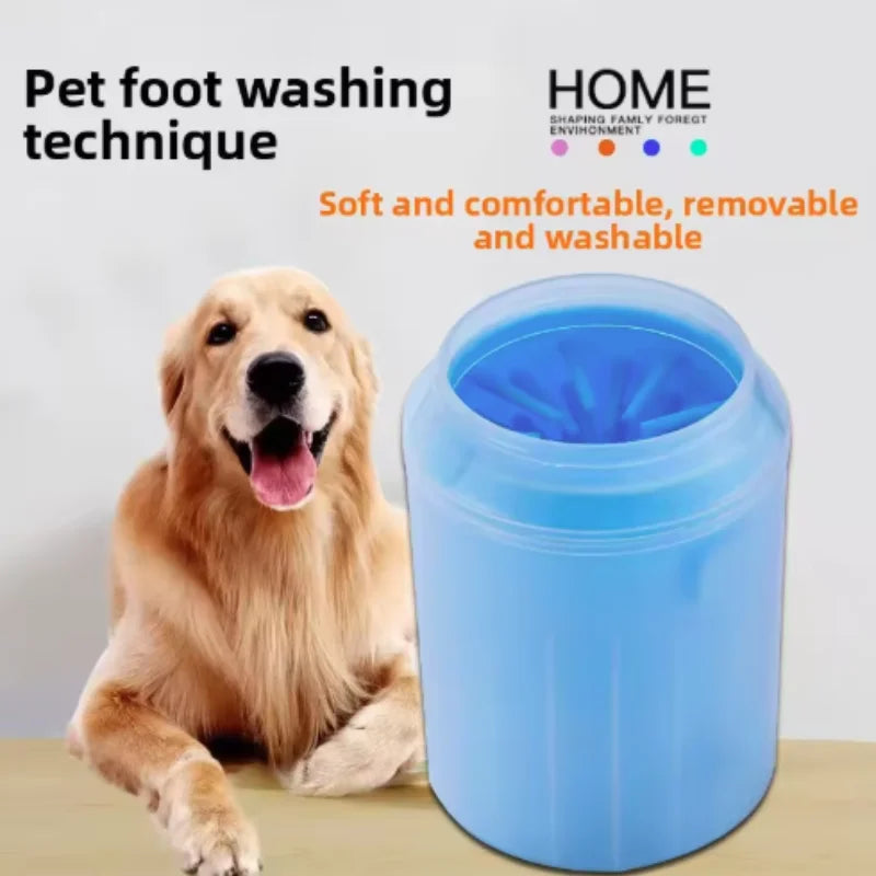 Zelixo Dog Paw Cleaner Cup — Portable Silicone Paw Wash for Muddy Dogs