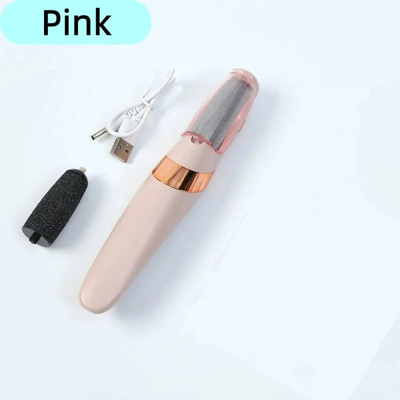 Zelixo Portable Electric Foot Grinder — USB Rechargeable Adjustable Speed Pedicure