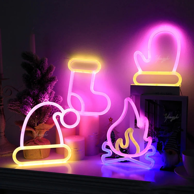 Zelixo LED Neon Sign Light — Custom Room Decor for Bedroom, Bar & Party