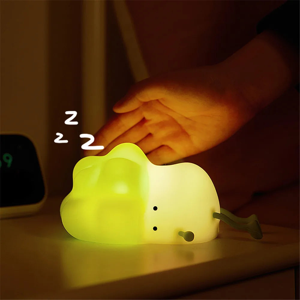 Zelixo Cabbage LED Night Light — Cute Vegetable Bedside Sleeping Lamp
