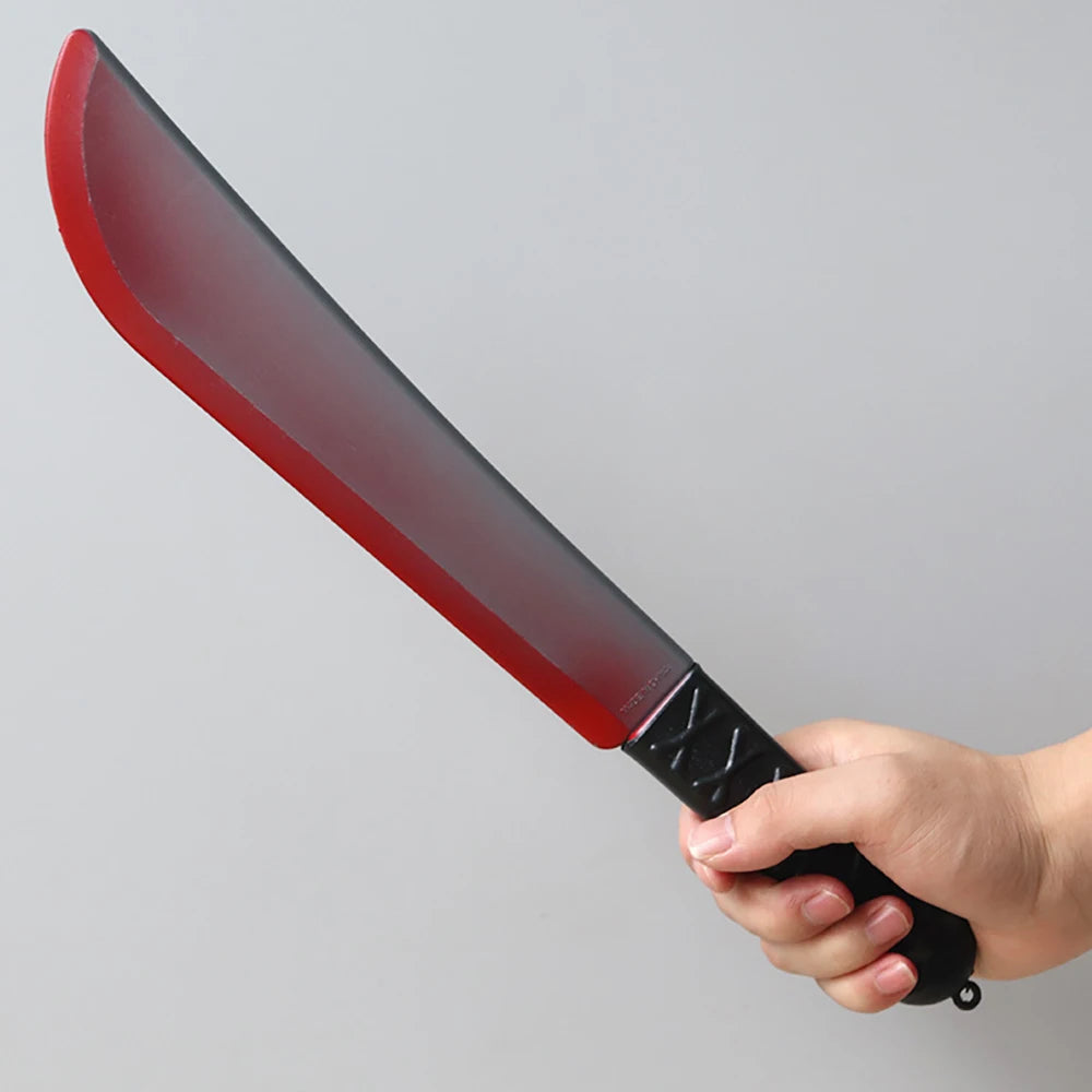 Zelixo Fake Bloody Knife Prop — Plastic Halloween Cosplay & Party Decoration