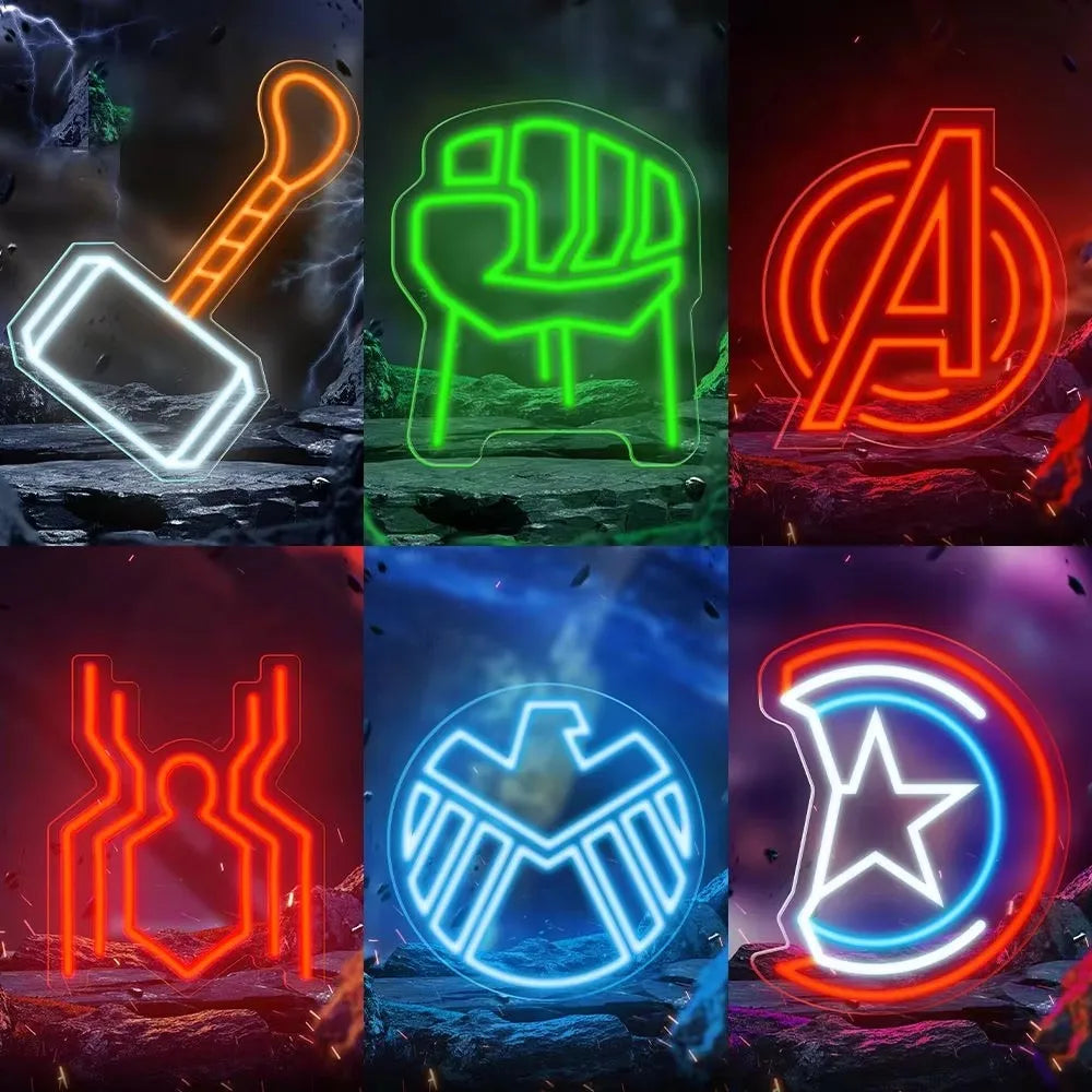 Zelixo LED Neon Sign Wall Decor — Bedroom Night Light for Kids & Teens