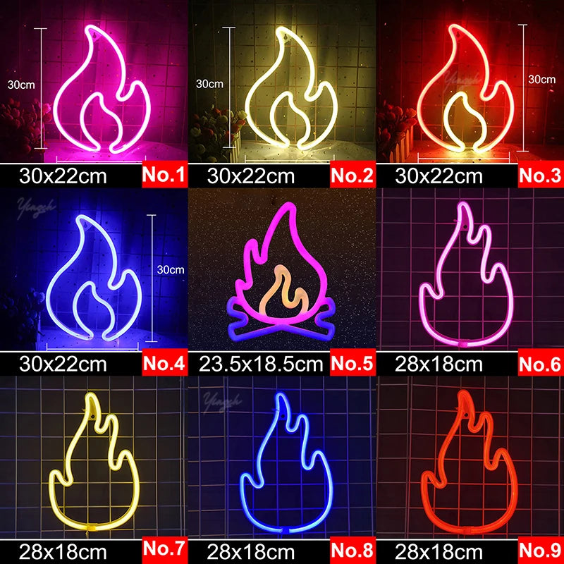 Zelixo LED Neon Sign Light — Custom Room Decor for Bedroom, Bar & Party