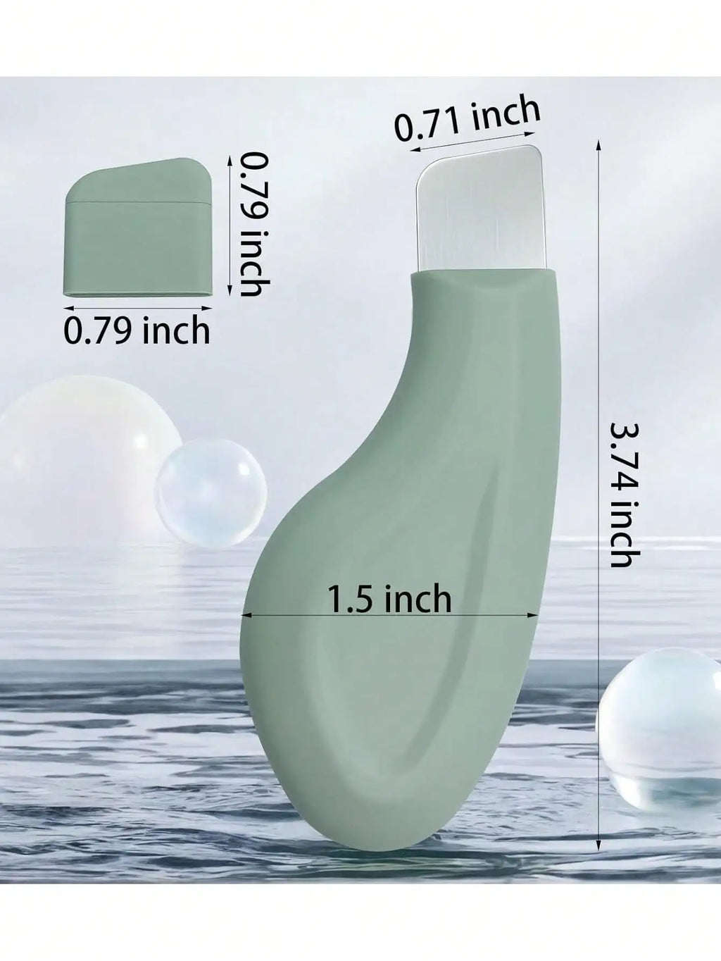 Zelixo Silicone Nose Blackhead Remover — Gentle Facial Pore Cleanser Scraper