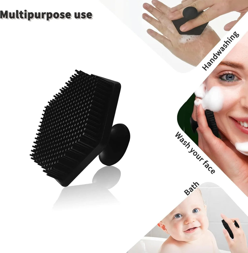 Zelixo Silicone Facial Cleansing Brush — Deep Pore Clean & Shave Scrubber