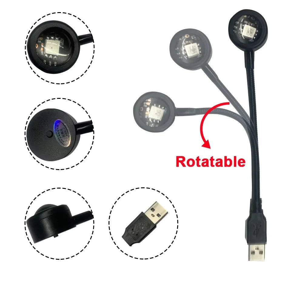 Zelixo LED Sunset Projection Lamp — Mood Light for Bedroom & Photography