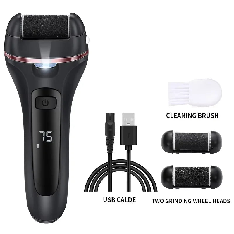 Zelixo Electric Foot Grinder — USB Rechargeable Callus Remover Pedicure Tool