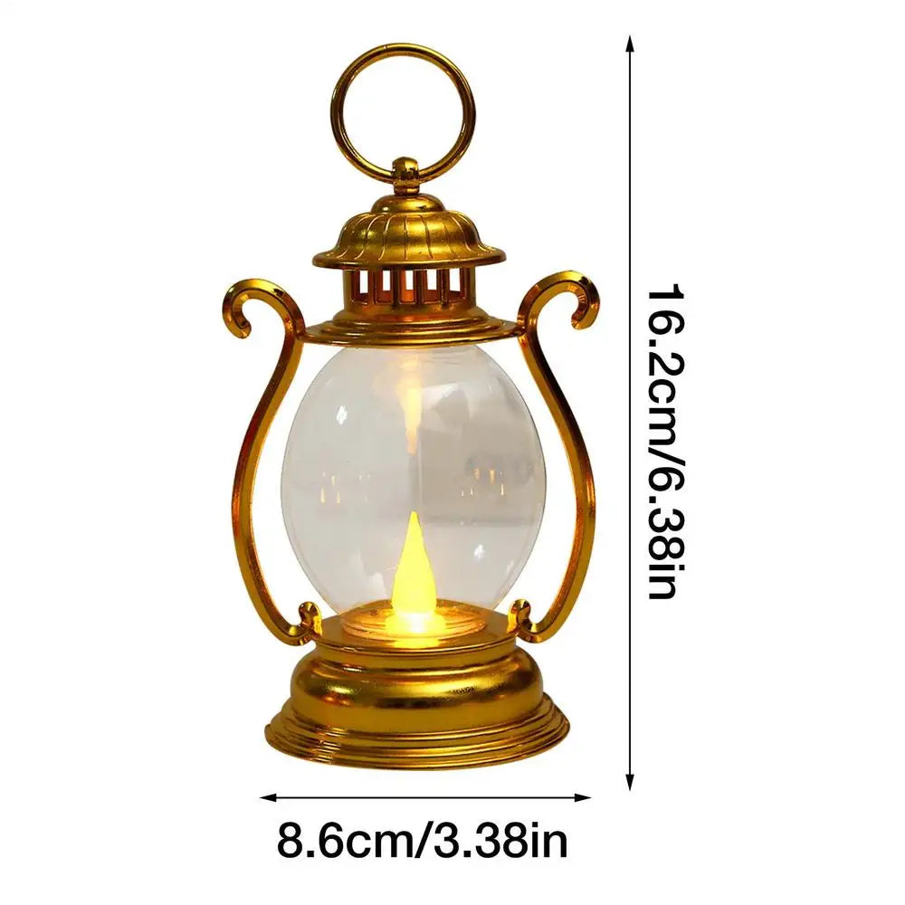 Zelixo Retro LED Pony Lantern — Flickering Candle Light Holiday Home Decor
