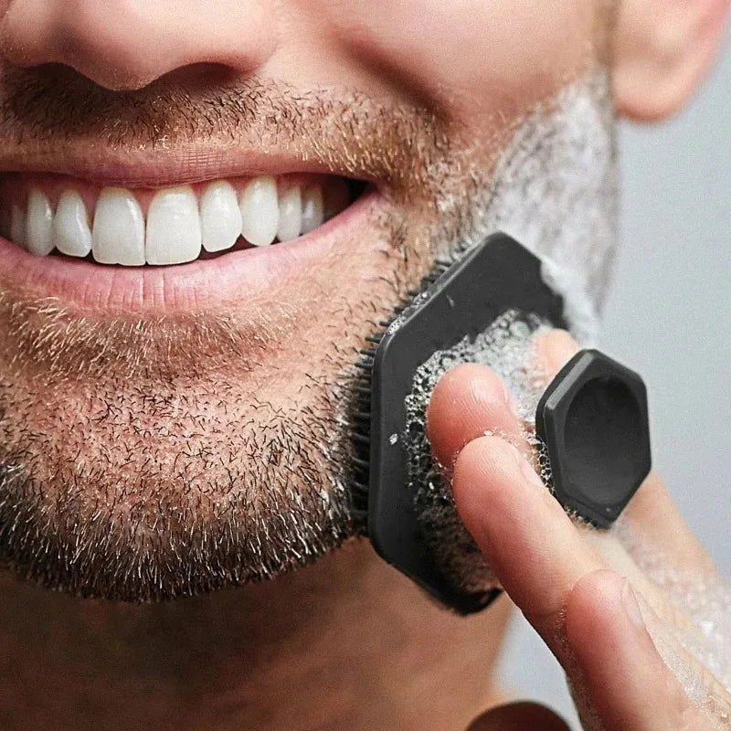 Zelixo Silicone Facial Cleansing Brush — Deep Pore Clean & Shave Scrubber