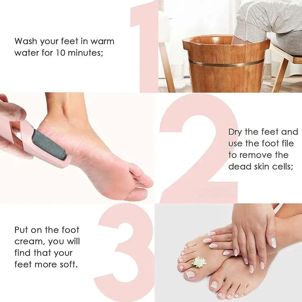 Zelixo Electric Callus Remover — Rechargeable Foot Scrubber for Dry Skin