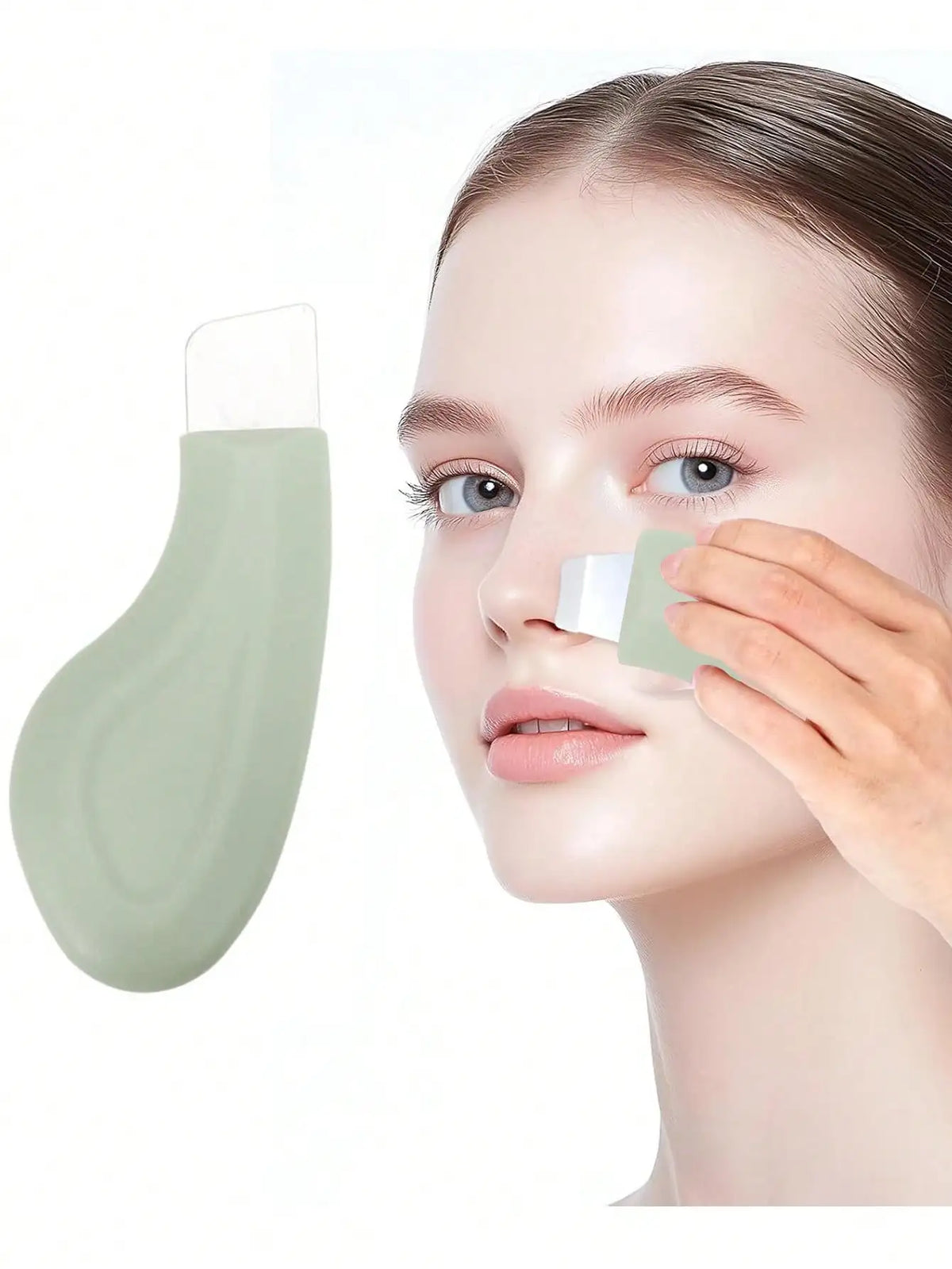 Zelixo Silicone Nose Blackhead Remover — Gentle Facial Pore Cleanser Scraper