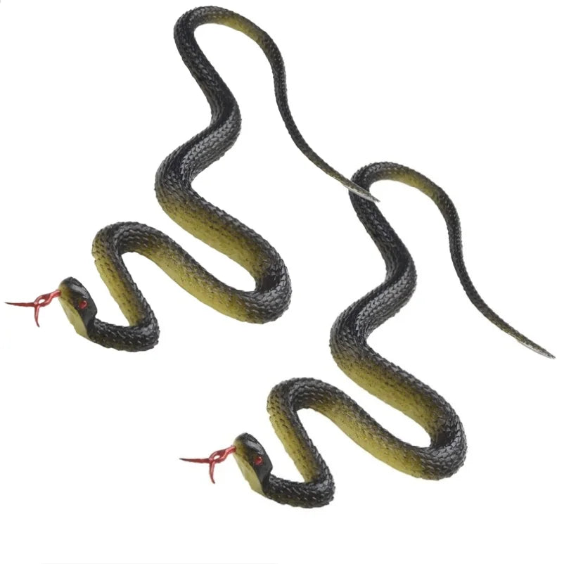 Zelixo Fake Rubber Snake 22cm — Realistic Prank Toy & Halloween Party Prop