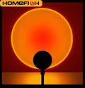 Zelixo LED Sunset Projection Lamp — Mood Light for Bedroom & Photography