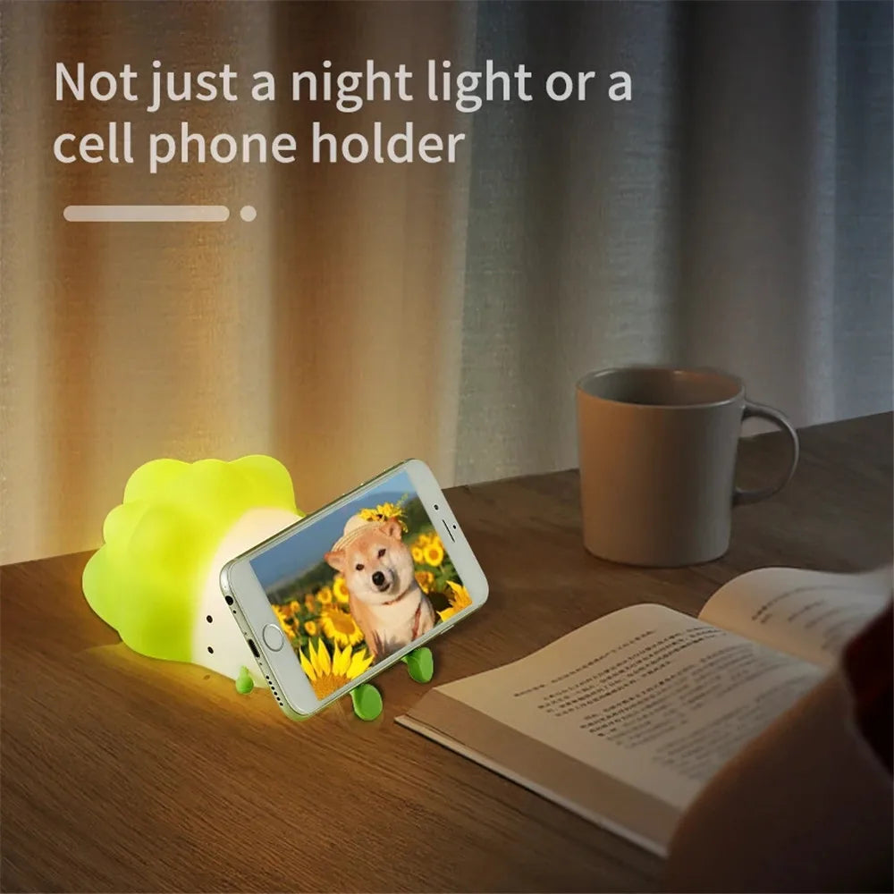 Zelixo Cabbage LED Night Light — Cute Vegetable Bedside Sleeping Lamp