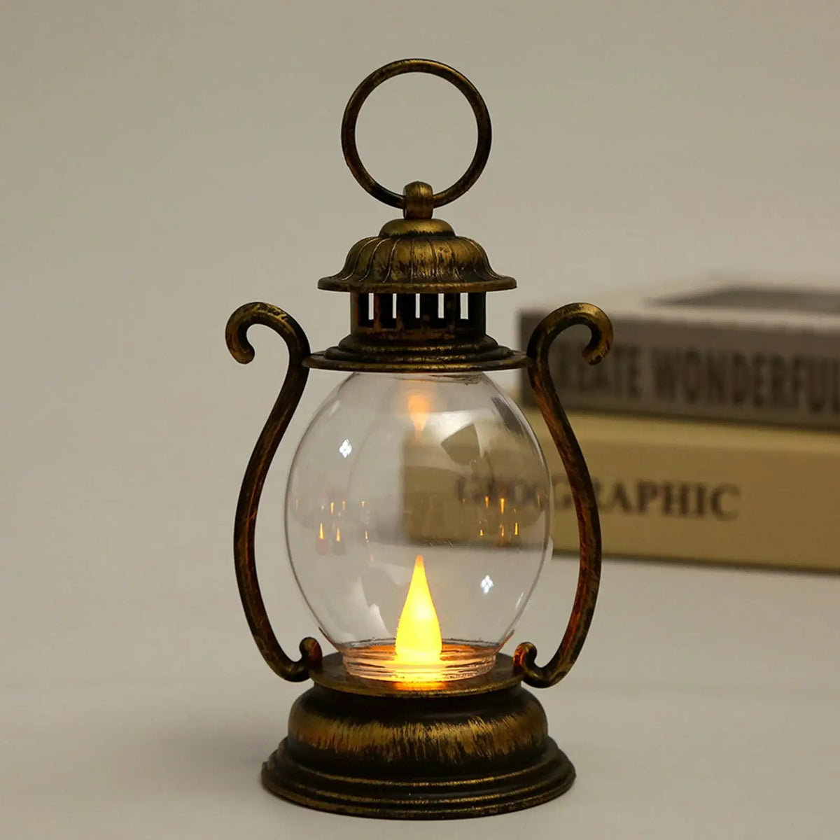Zelixo Retro LED Pony Lantern — Flickering Candle Light Holiday Home Decor