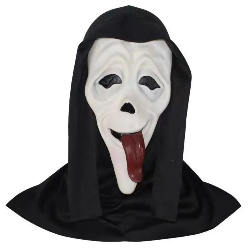 Zelixo Screaming Skeleton Mask — Breathable Horror Halloween Cosplay Prop