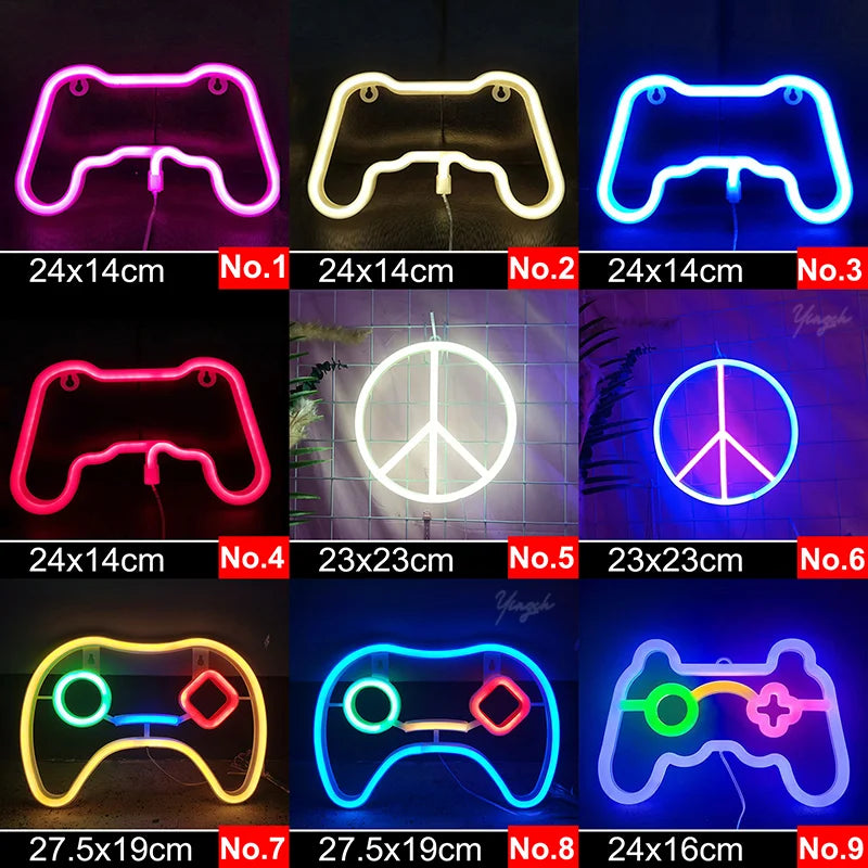 Zelixo LED Neon Sign Light — Custom Room Decor for Bedroom, Bar & Party