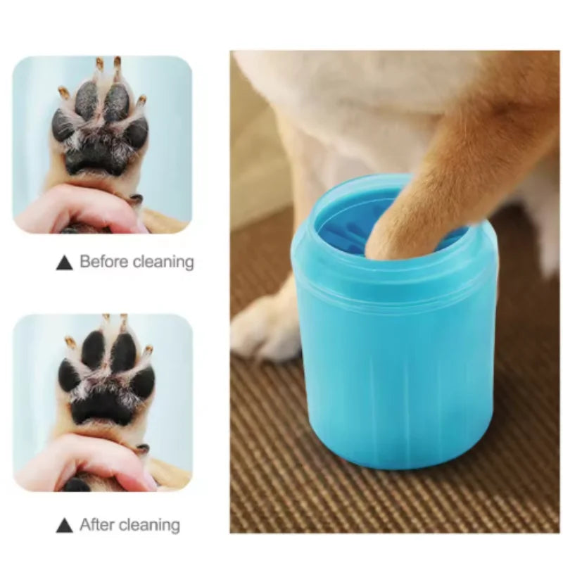 Zelixo Dog Paw Cleaner Cup — Portable Silicone Paw Wash for Muddy Dogs
