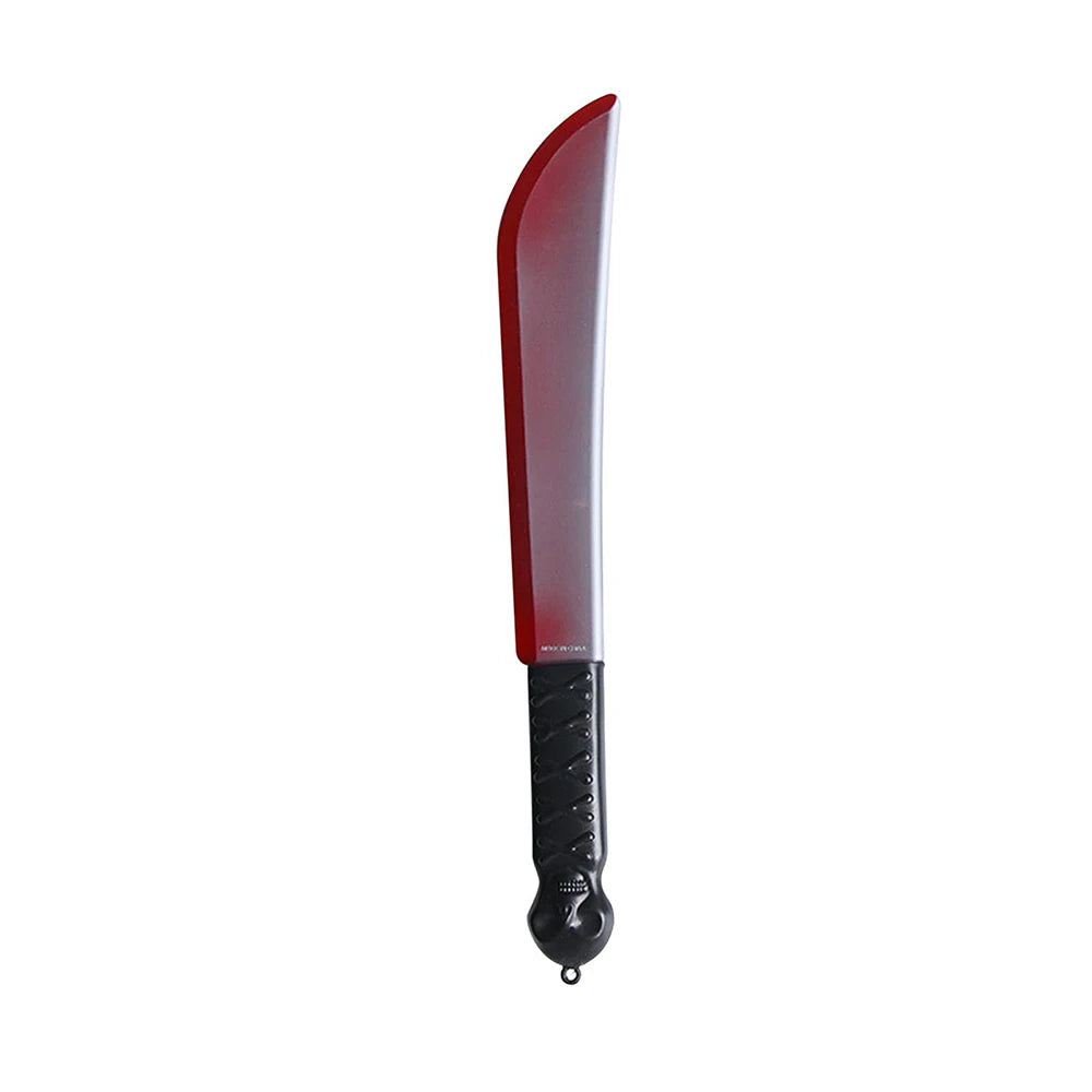 Zelixo Fake Bloody Knife Prop — Plastic Halloween Cosplay & Party Decoration