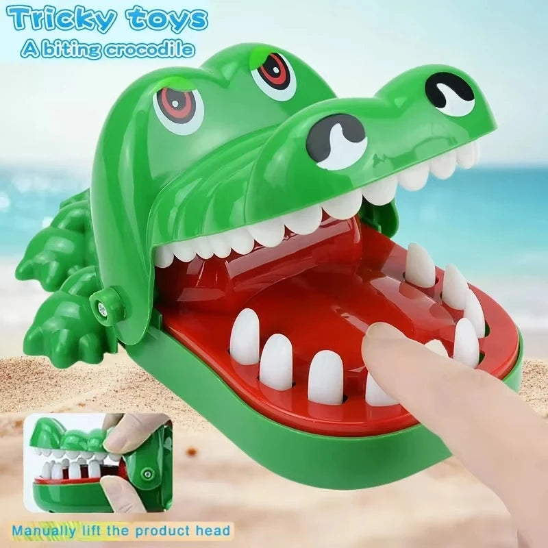 Zelixo Crocodile Biting Finger Game — Funny Alligator Dentist Party Toy for Kids
