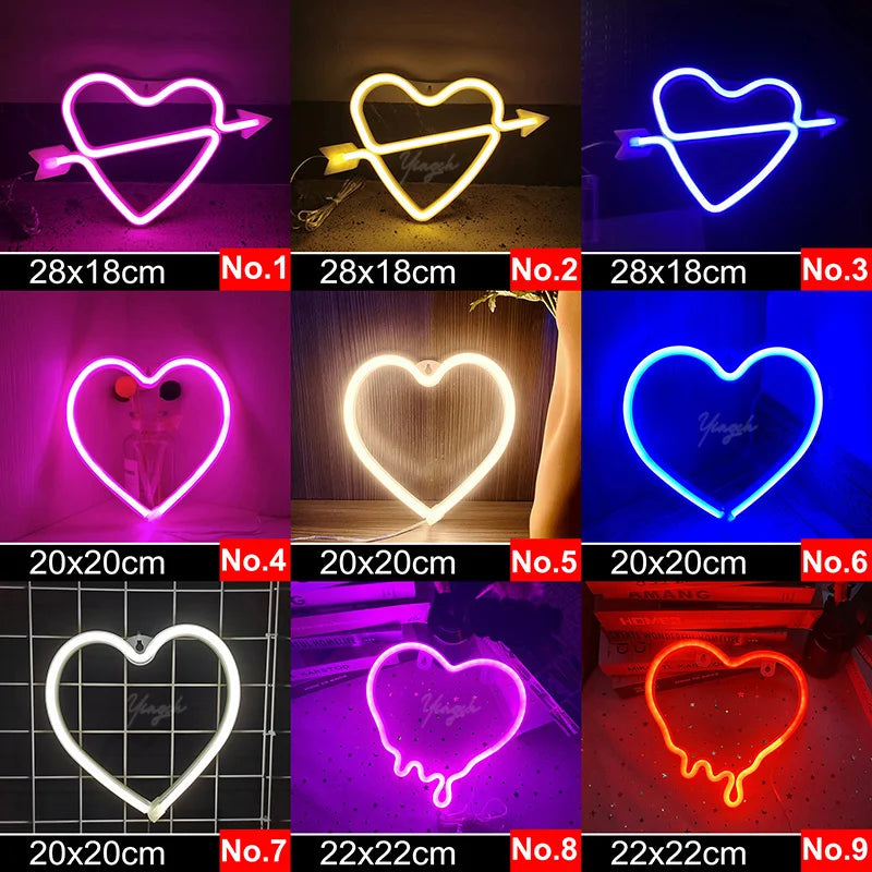 Zelixo LED Neon Sign Light — Custom Room Decor for Bedroom, Bar & Party