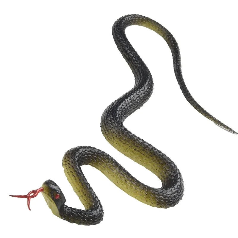 Zelixo Fake Rubber Snake 22cm — Realistic Prank Toy & Halloween Party Prop