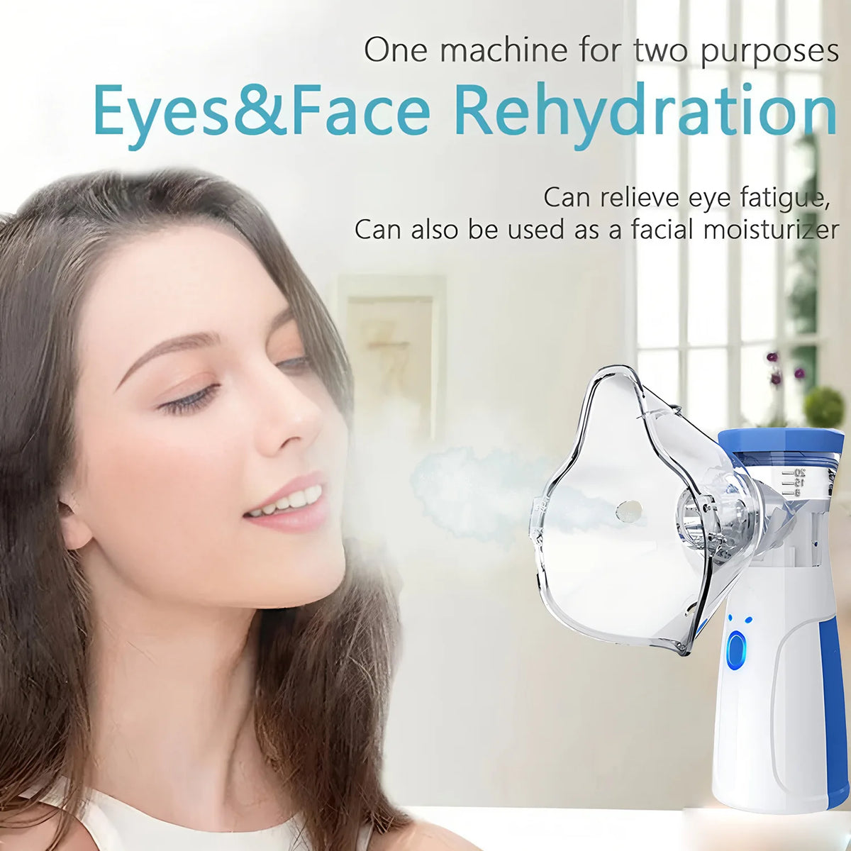 Zelixo Mini Facial Steamer — Nano Mist Sprayer USB Hydrating Skin Care