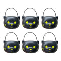 Zelixo Mini Pumpkin Buckets 6pc — Jack-O-Lantern Trick or Treat Candy Baskets