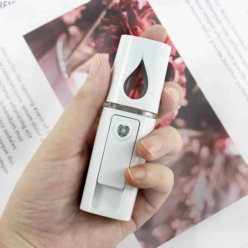 Zelixo 20ml Mini Face Steamer — Nano Mist Anti-Aging Portable Skin Care